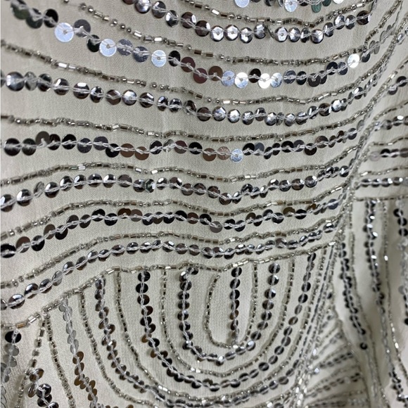 Show me your Mumu embellished sequin Iggy mini dress Frost nwt size small - Picture 7 of 13